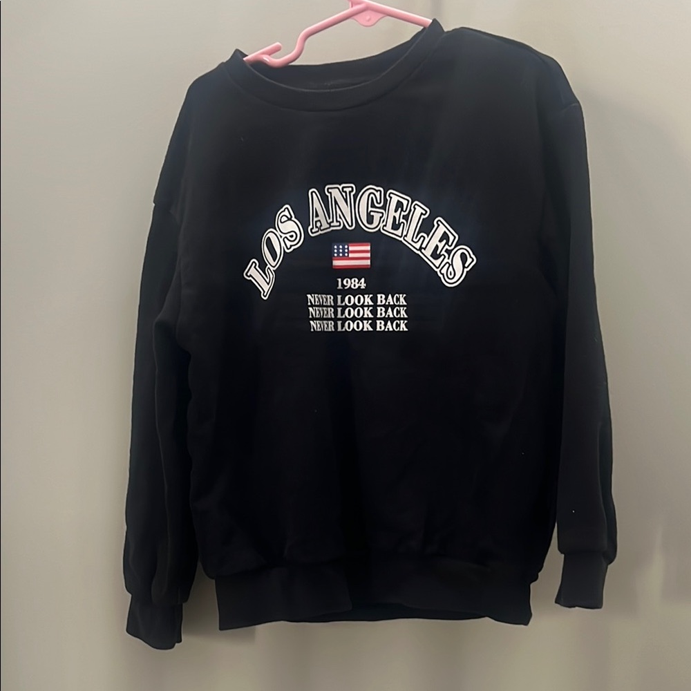 Black Crewneck pullover 7Y